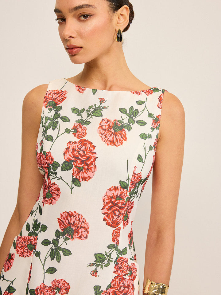 Robe à imprimé floral