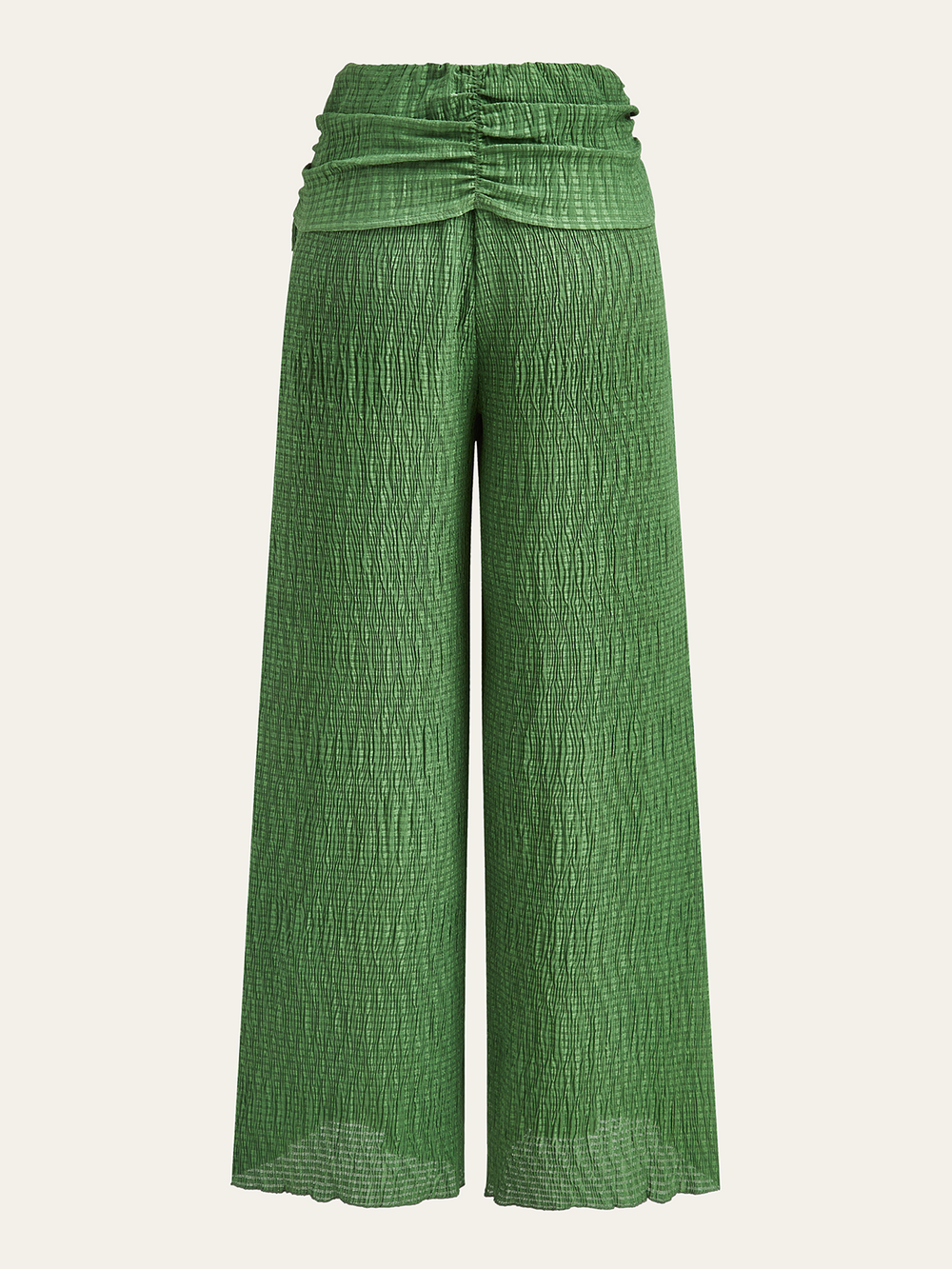 Pantalons Larges à Motif Texturé