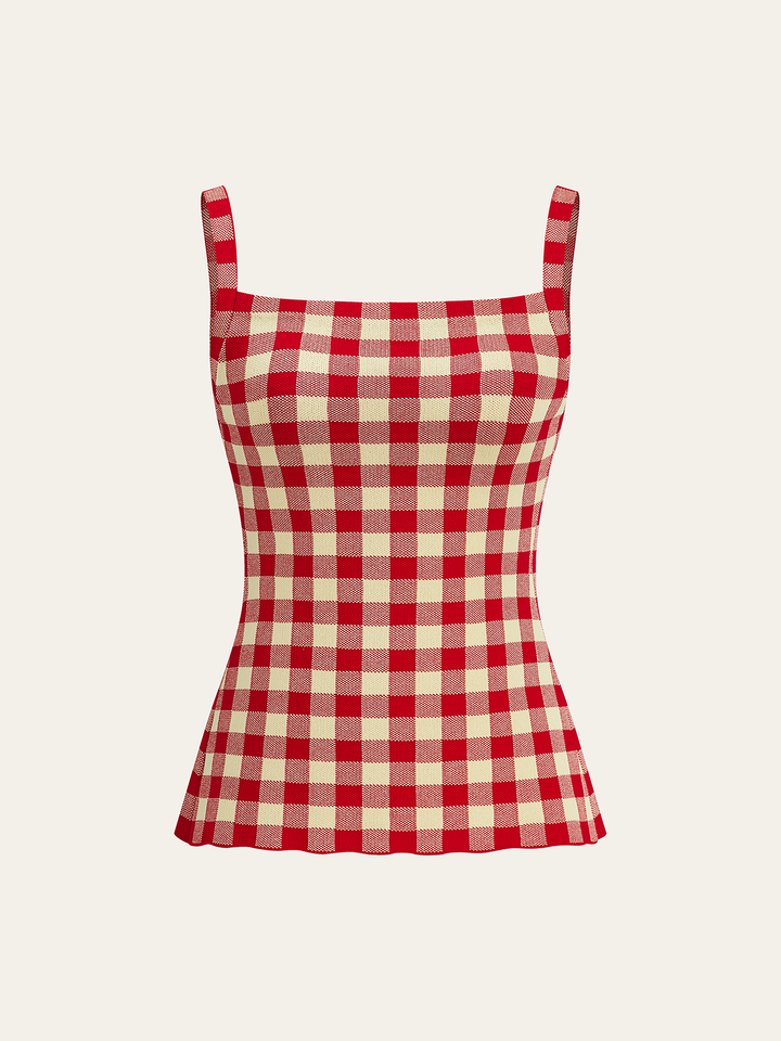 Ensemble Pantalon à Carreaux