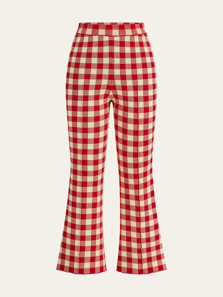 Ensemble Pantalon à Carreaux