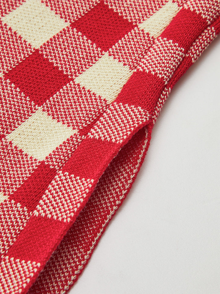Ensemble Pantalon à Carreaux