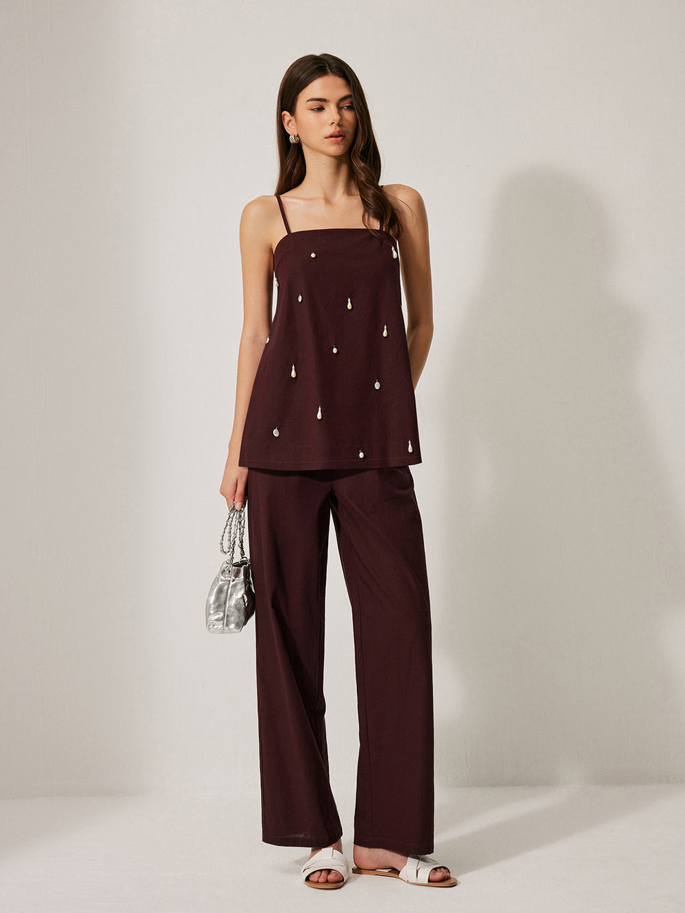 Ensemble Pantalon Coton & Lin Avec Poches