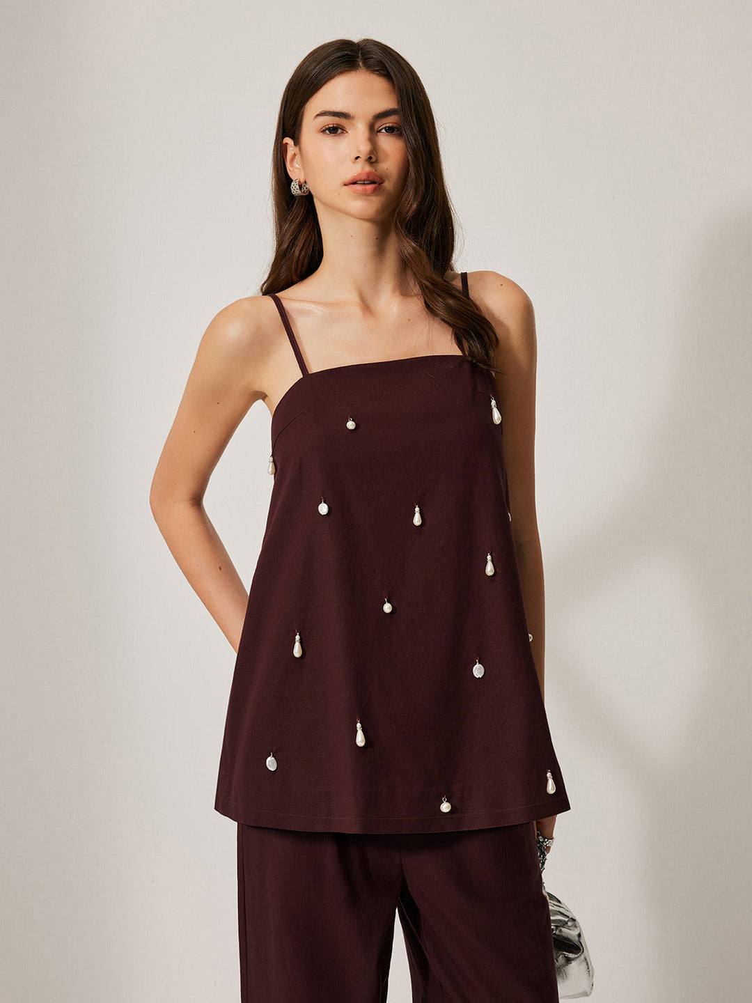 Ensemble Pantalon Coton & Lin Avec Poches