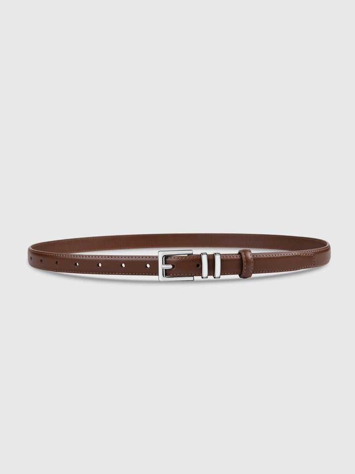 Ceinture Étroite Vintage Boucle Souple