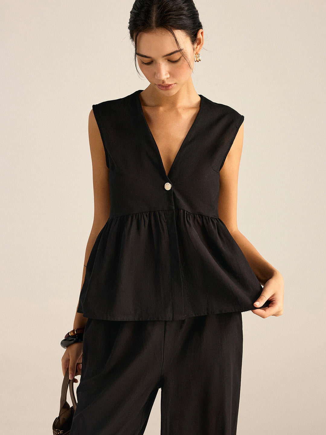 Ensemble Jupe-Culotte à Volants