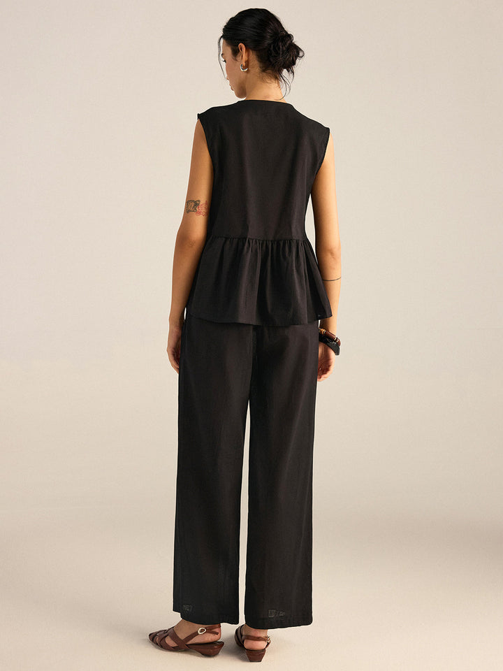 Ensemble Jupe-Culotte à Volants