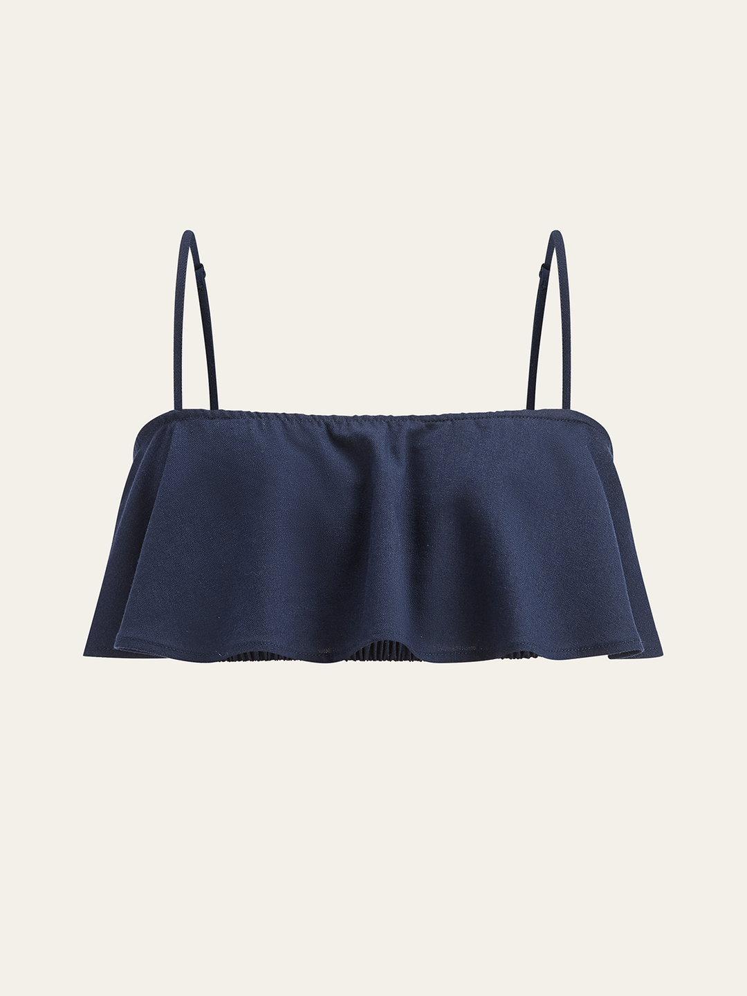 Ensemble pantalon ample et haut camisole à volants