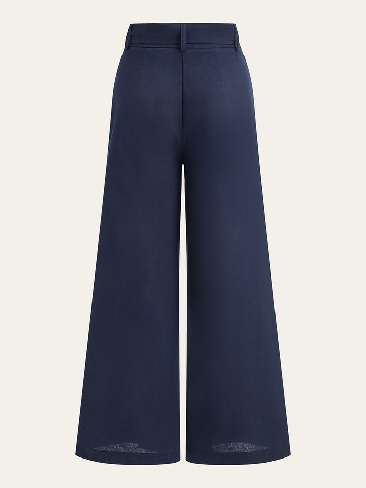 Ensemble pantalon ample et haut camisole à volants