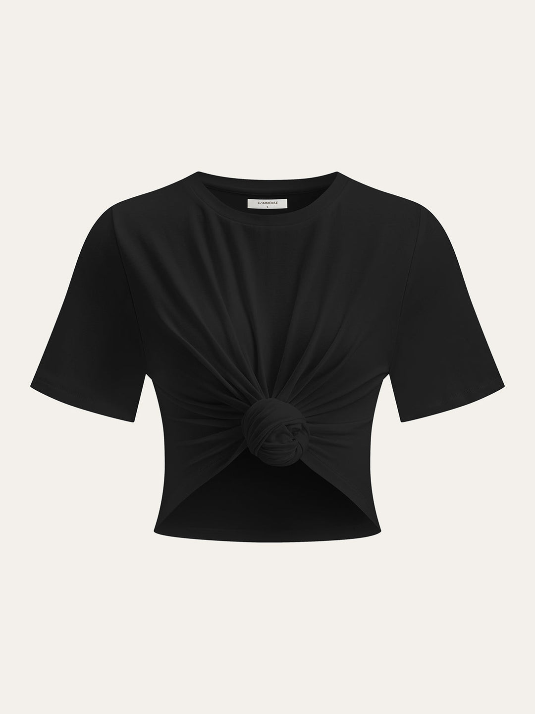 T-Shirt Court à Nœud