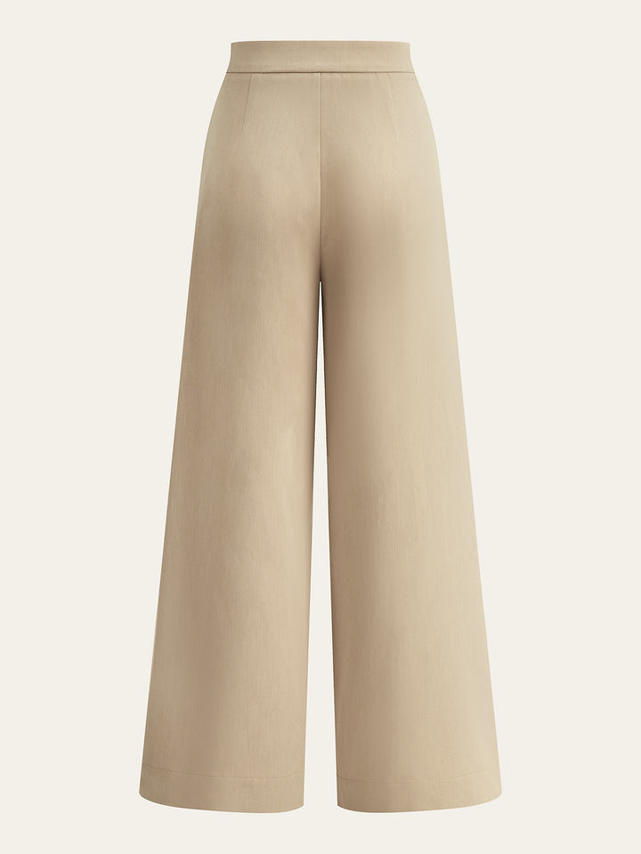 Pantalons Amples Plissés
