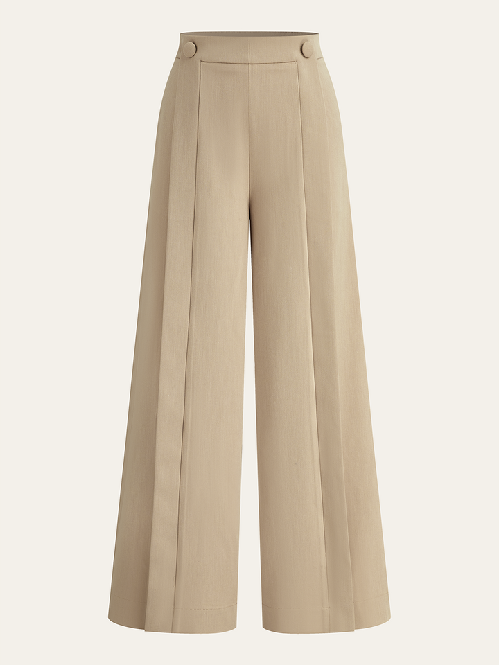 Pantalons Amples Plissés