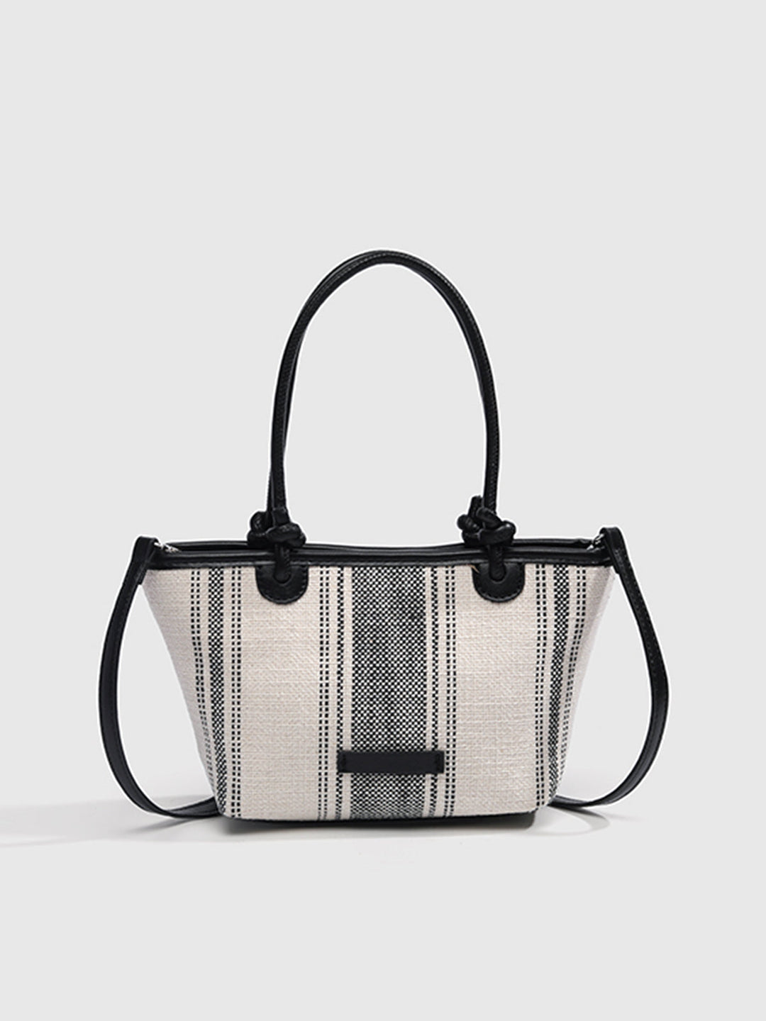 Sac Cabas Rayé en Lin