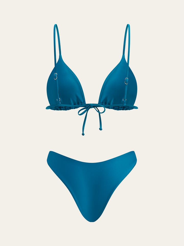 Ensemble Bikini Triangle Haut et Deux Bas