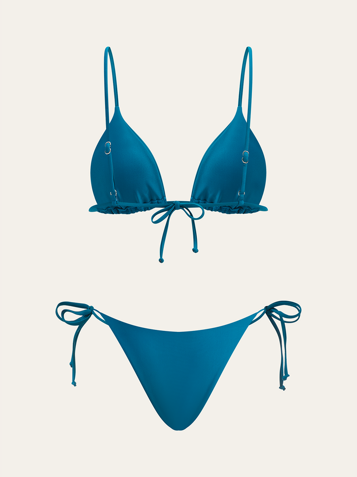 Ensemble Bikini Triangle Haut et Deux Bas