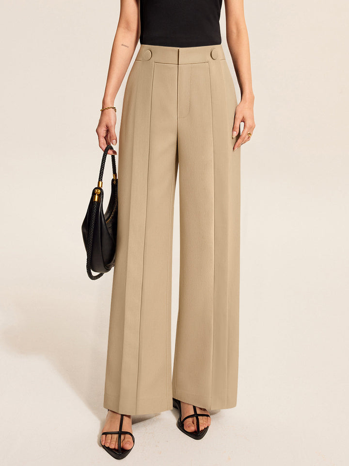Pantalons Amples Plissés