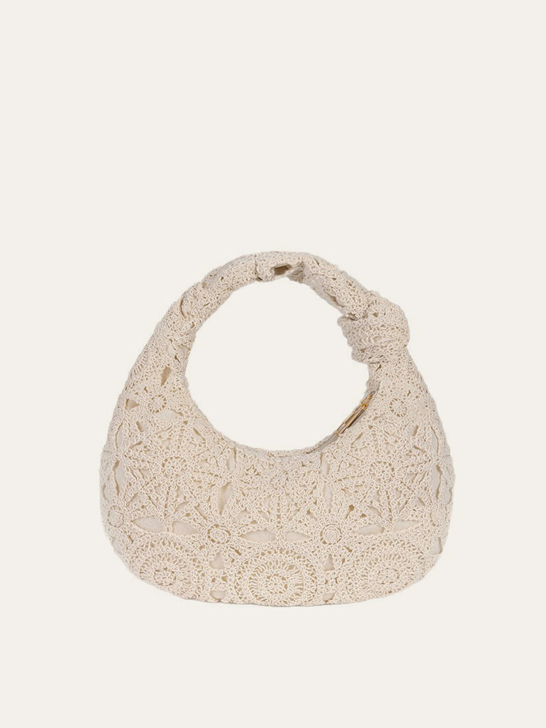 Sac à bandoulière noué au crochet