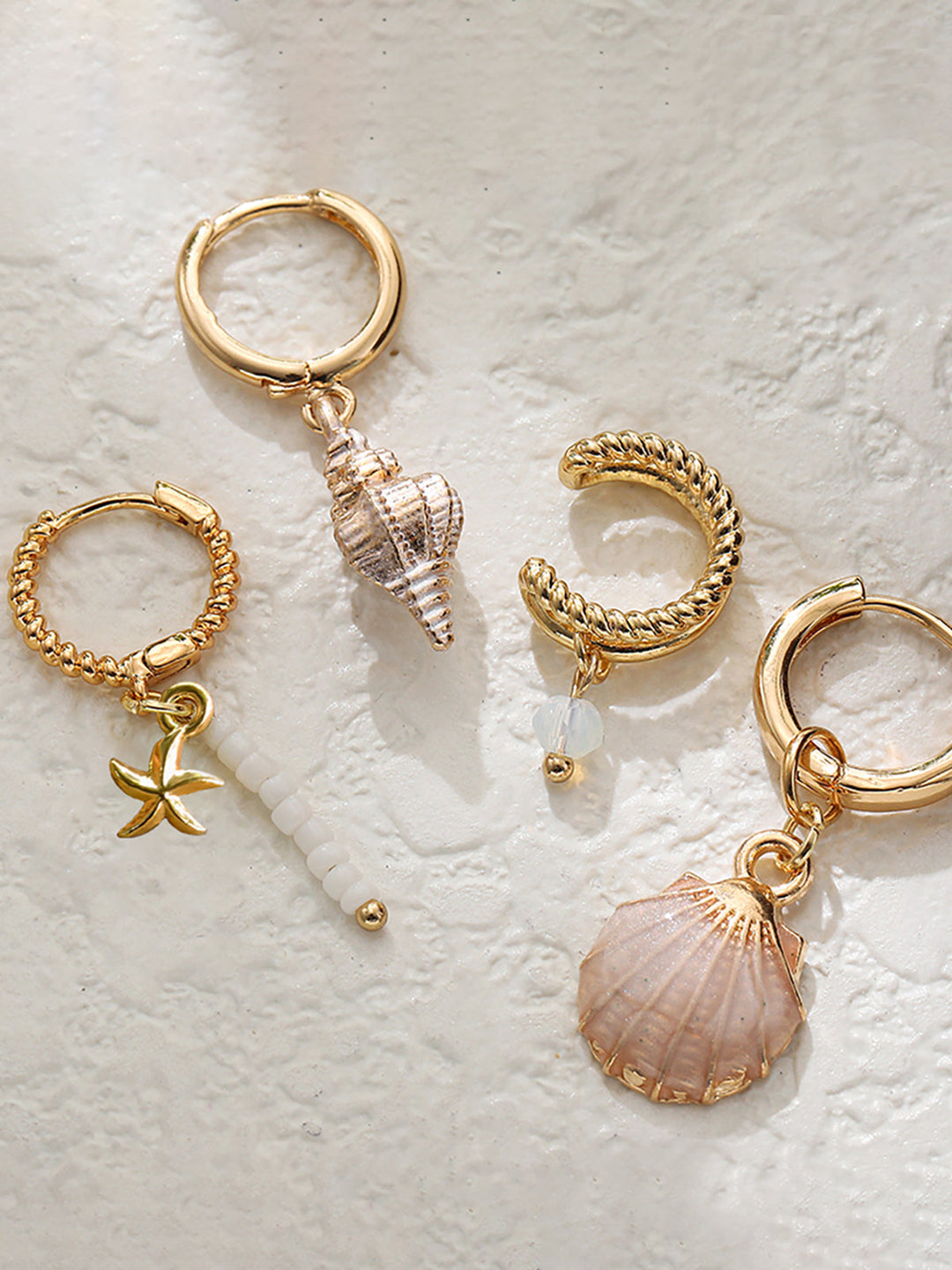 Ensemble de boucles d'oreilles Marine Charm