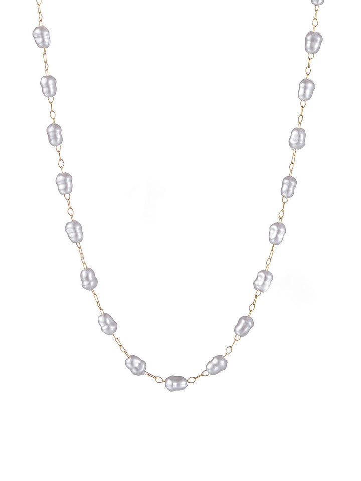 Collier Ras du Cou Empilable en Perles