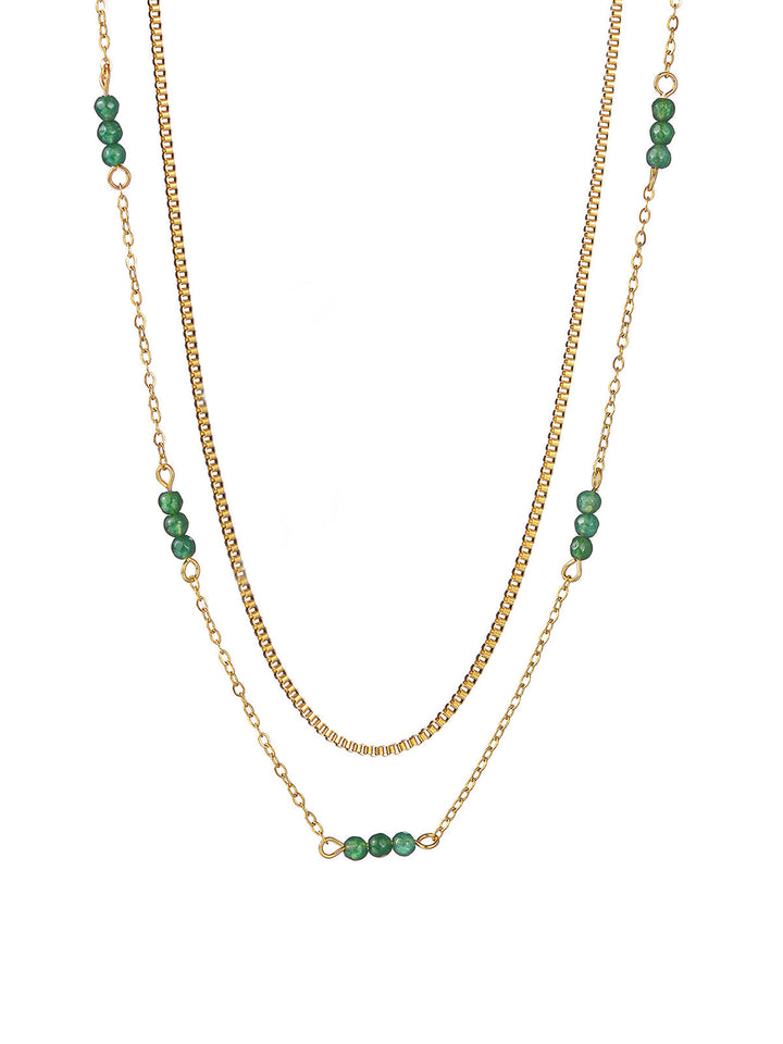 Collier Ras du Cou Empilable en Perles