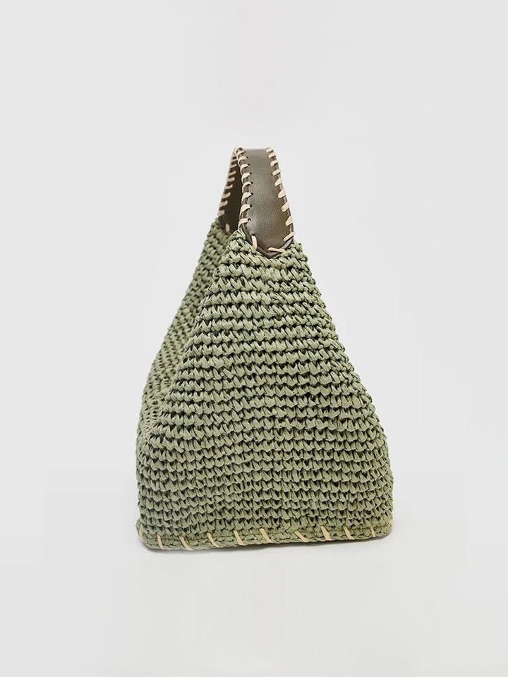 Sac Hobo en Paille Tissée