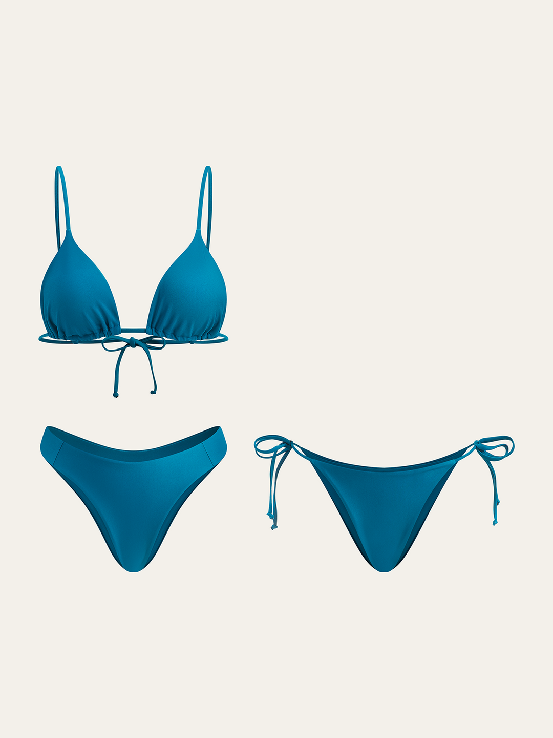 Ensemble Bikini Triangle Haut et Deux Bas