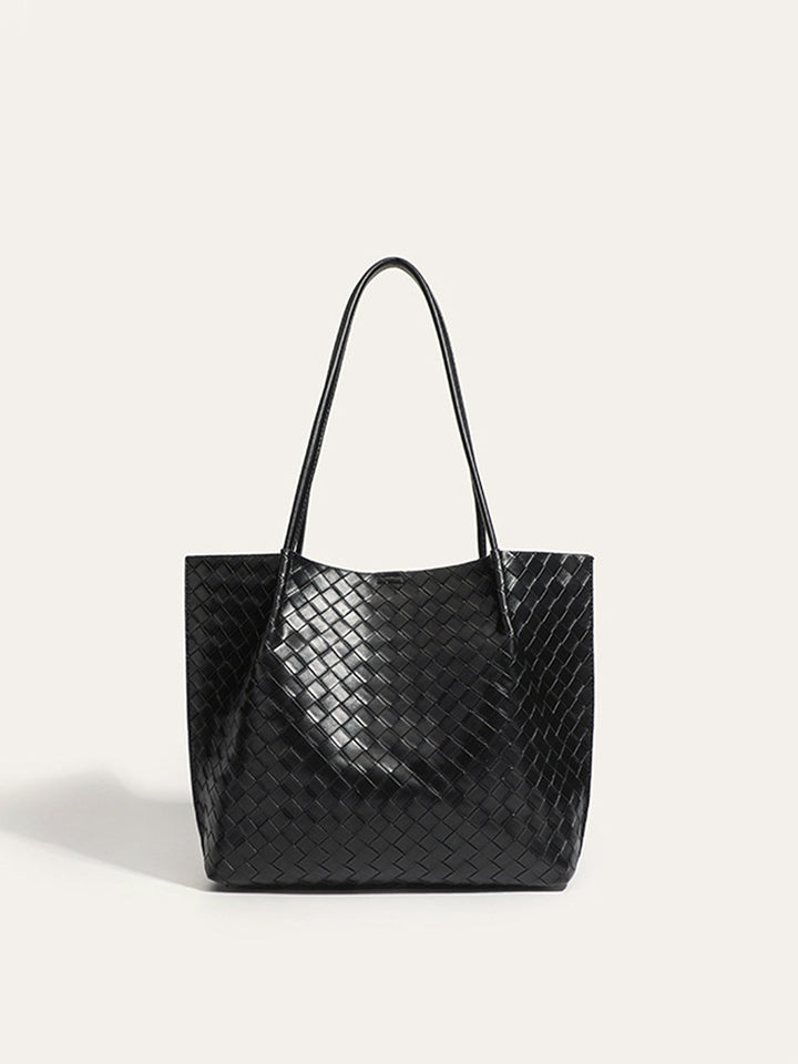 Sac Cabas en PU Tissé