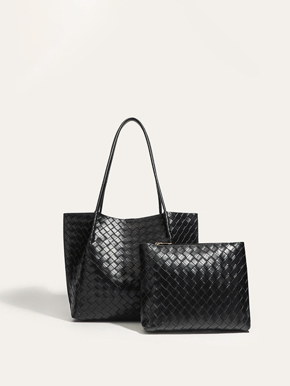 Sac Cabas en PU Tissé