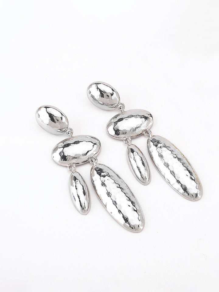 Longues Boucles d'Oreilles Géométriques Alliage