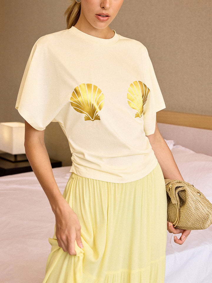 T-Shirt Imprimé Coquillage