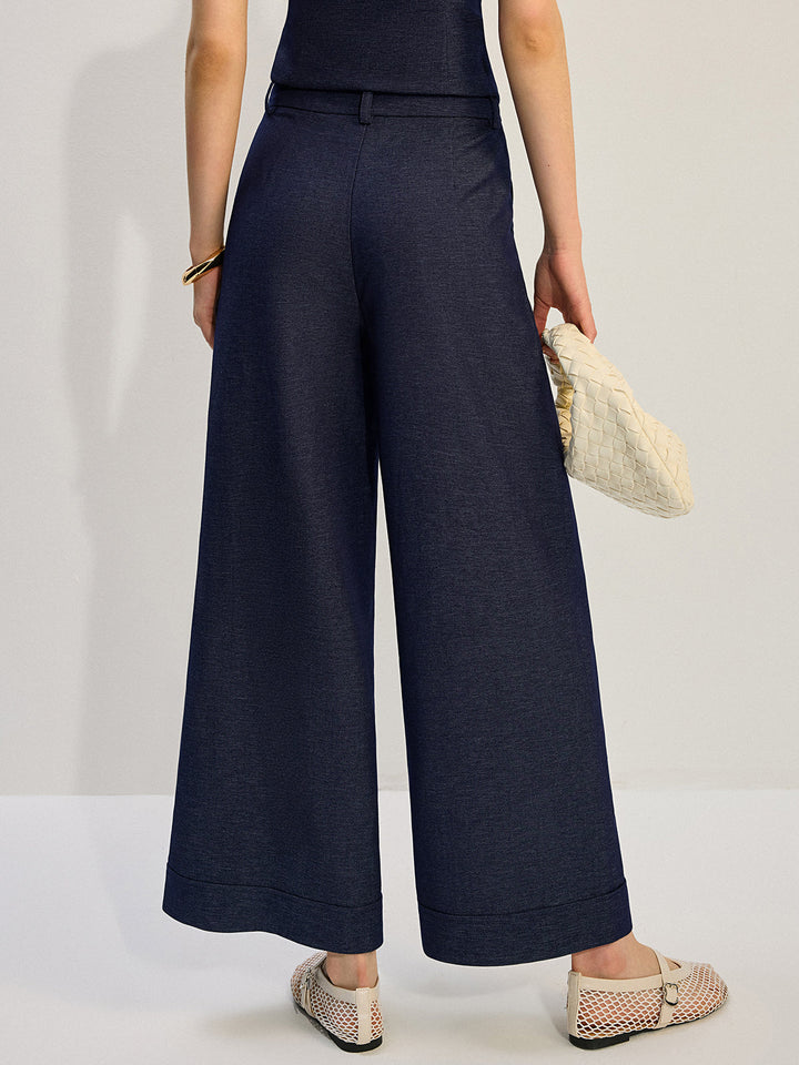 Pantalon large en denim