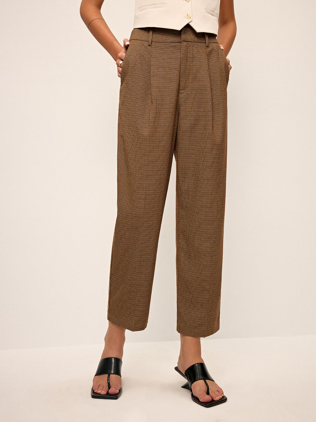 Pantalons Courts à Chevrons