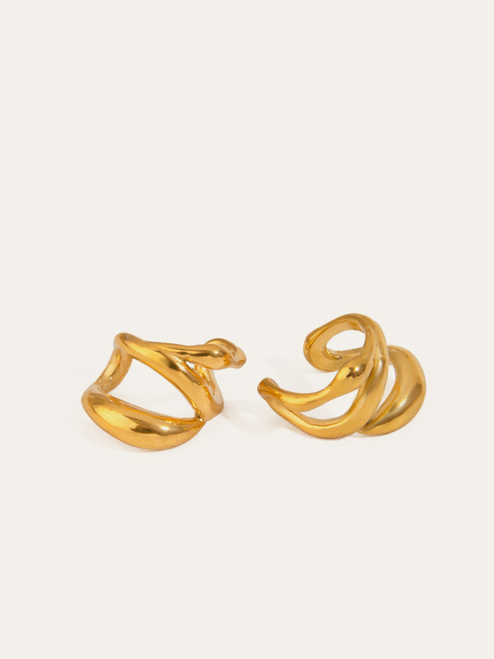 Manchette d'oreille à forme géométrique