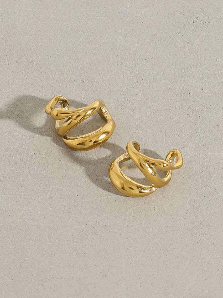Manchette d'oreille à forme géométrique