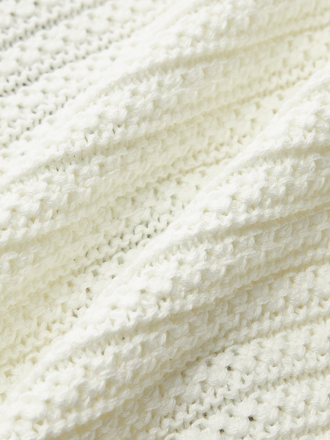 Gilet en maille avec bordure rayée