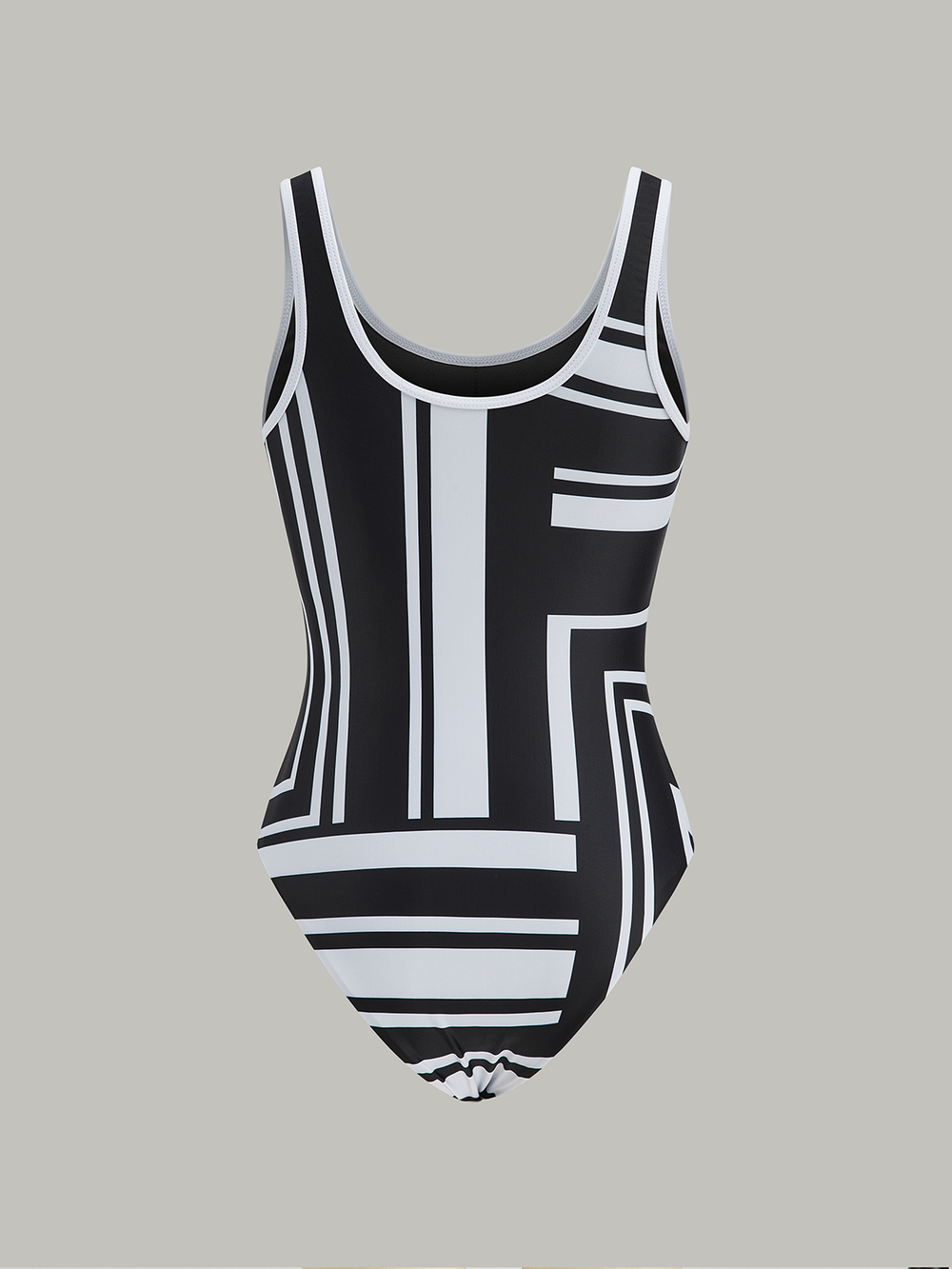 Maillot de bain une pièce imprimé géométrique