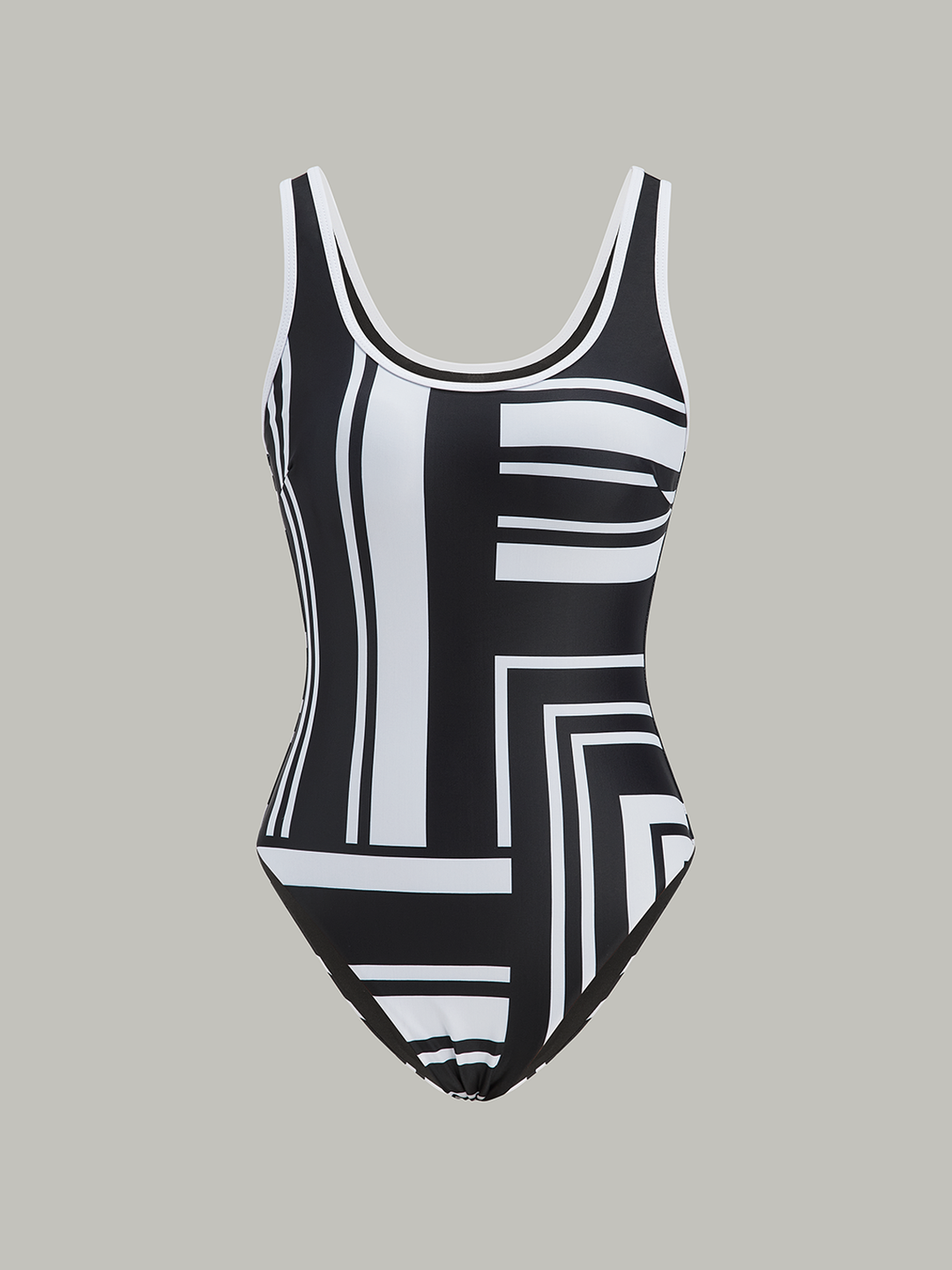 Maillot de bain une pièce imprimé géométrique