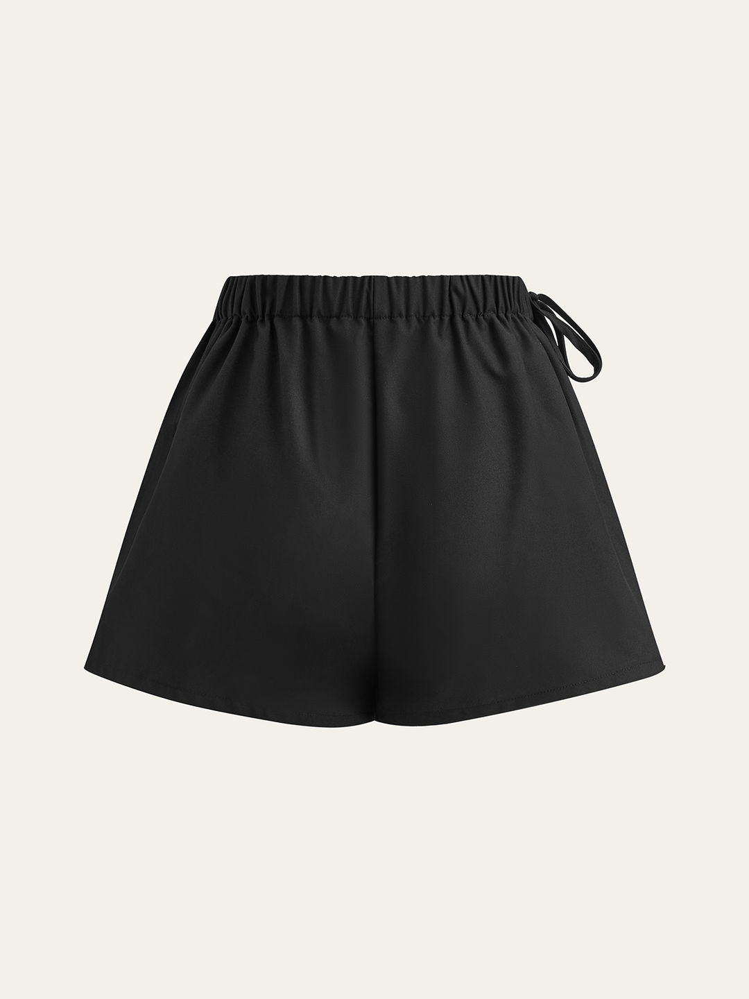 Jupe-culotte plissée à cordon de serrage