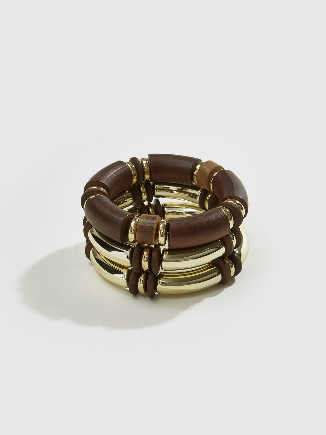 Bracelet Bois et Résine Empilable