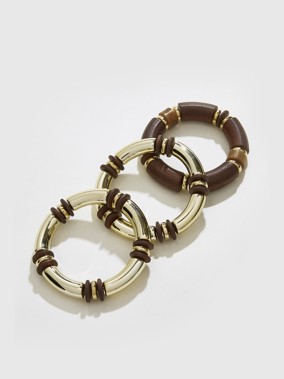 Bracelet Bois et Résine Empilable