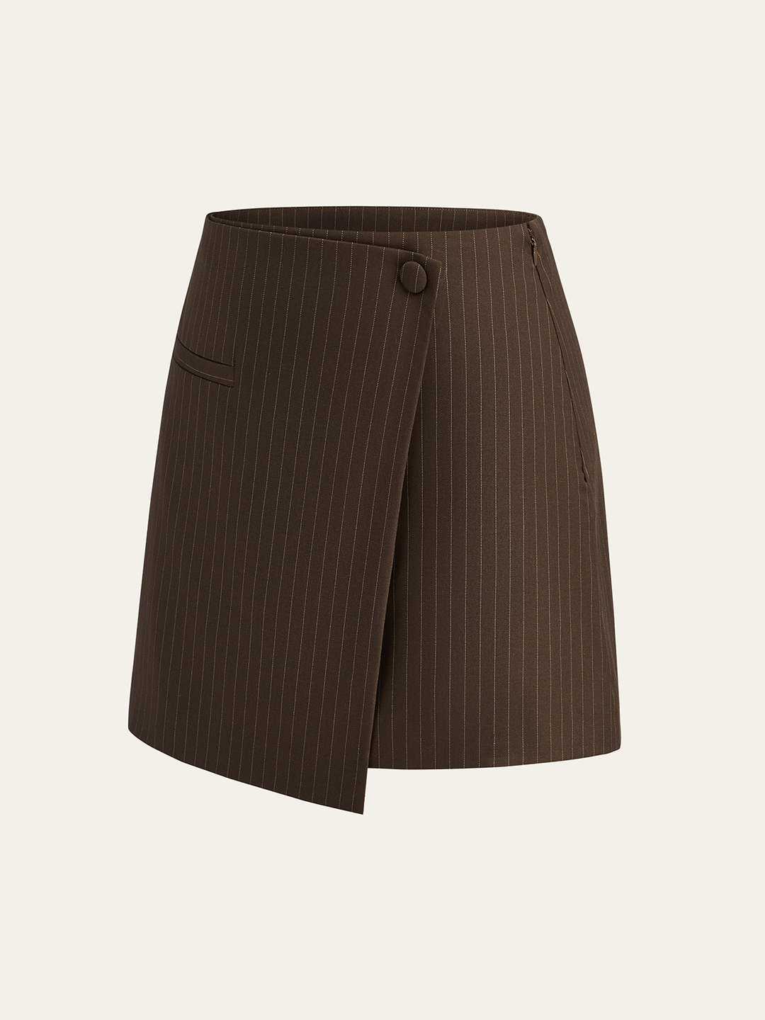 Jupe Mini Évasée à Rayures Diplomates