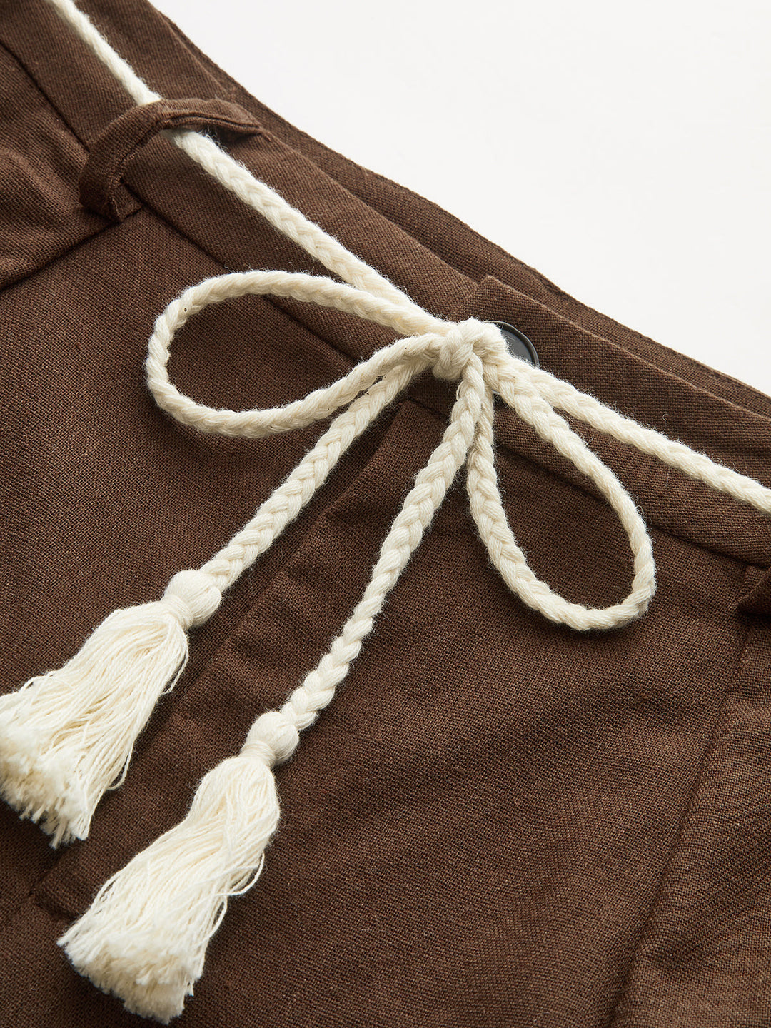 Pantalons à broder Palmier avec Cravate à Pompon