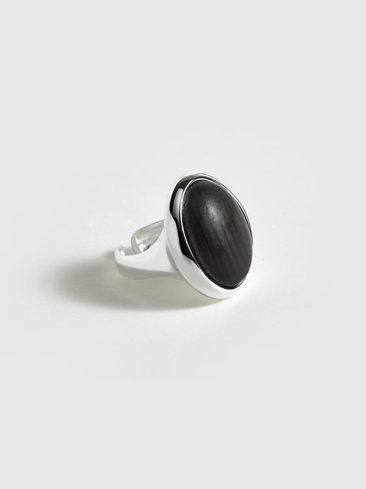 Bague en Argent Bois