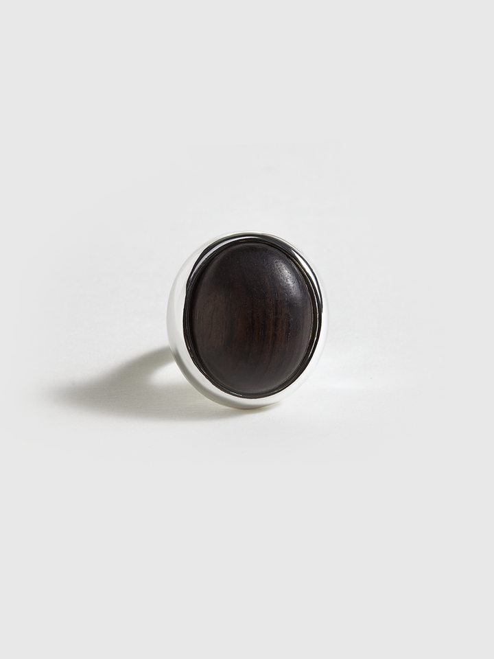 Bague en Argent Bois