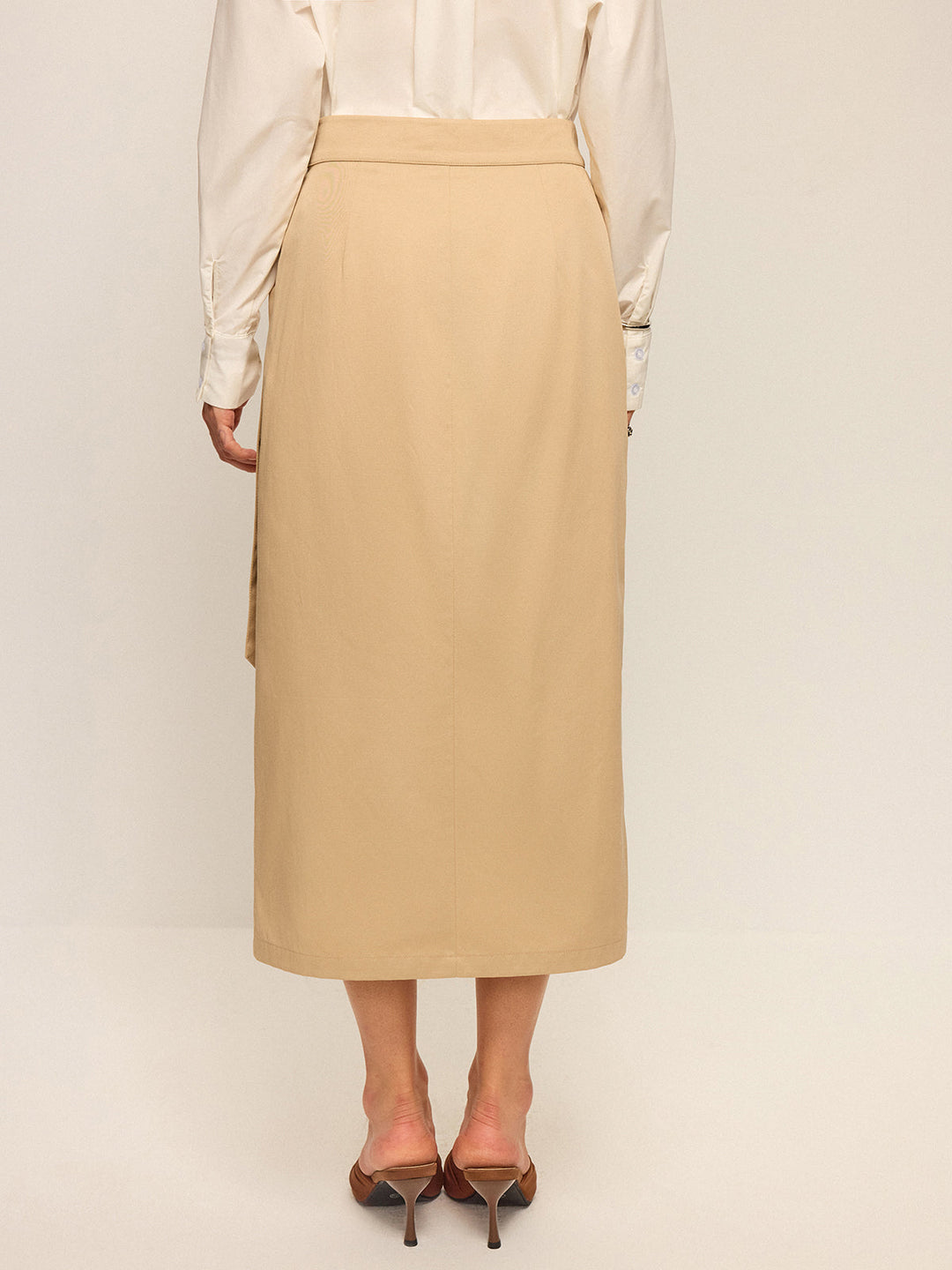 Jupe Midi Ceinture Poche