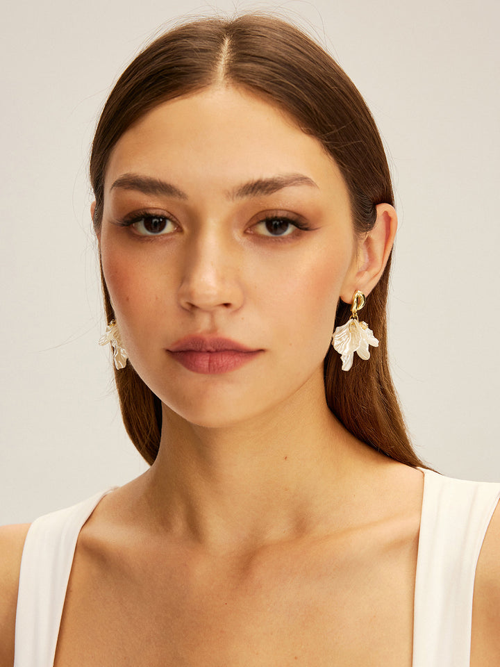 Boucles d'oreilles florales