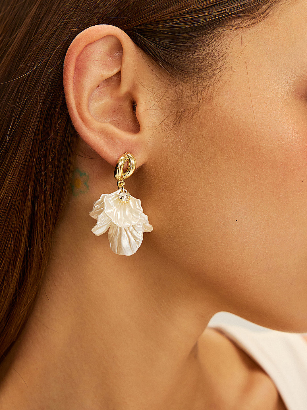 Boucles d'oreilles florales