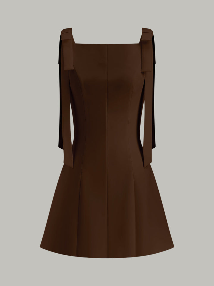 Mini-robe à bretelles