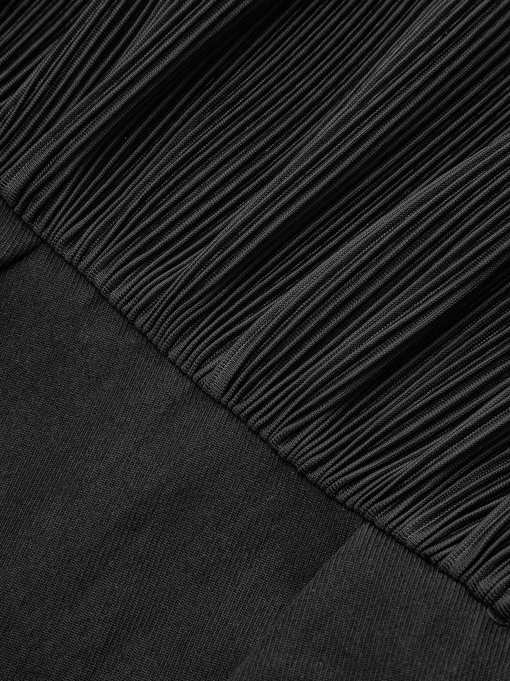 Combinaison Satinée à Colhalter Sans Dos avec Ceinture