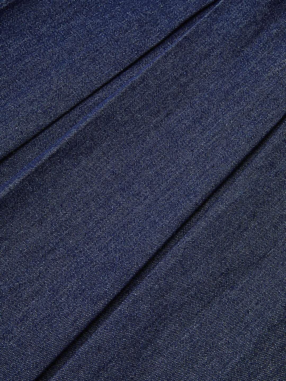 Denim Robe Chemise Sans Manches à Plis
