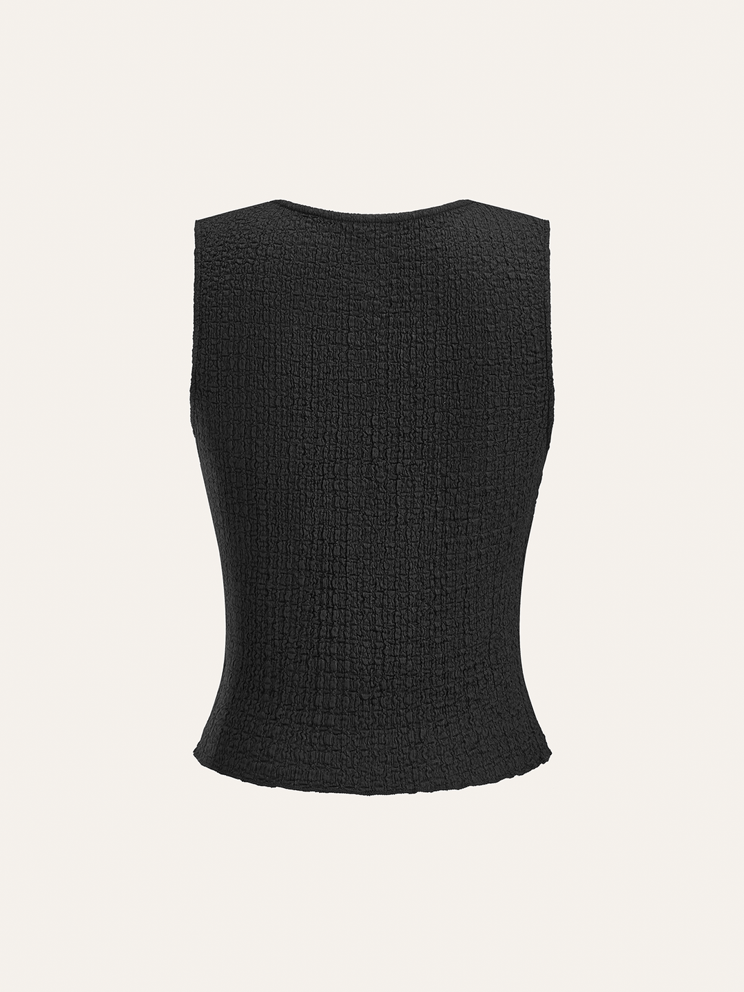 Ensemble Haut à Boutons Décoratifs et Jupe Midi